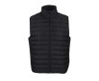 Gilet sans manche en duvet avec poches latérales SOL'S Stream 280 g/m² couleur noir