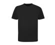 T-shirt technique 100% polyester microperforé 135 g/m² couleur noir