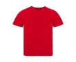 T-shirt technique enfant 100% polyester respirant 135 g/m² couleur rouge