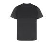T-shirt technique 100% polyester avec double ton 140 g/m² couleur noir