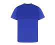 T-shirt technique 100% polyester avec double ton 140 g/m² couleur bleu