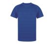 T-shirt technique unisexe 100% polyester motif rayé 135 g/m² couleur bleu