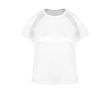 T-shirt technique femme 100% polyester respirant 135 g/m² couleur blanc