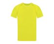 T-shirt technique femme 100% polyester respirant 135 g/m² couleur jaune
