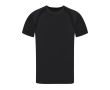 T-shirt technique femme 100% polyester respirant 135 g/m² couleur noir