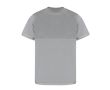 T-shirt technique 100% polyester avec double ton 140 g/m² couleur gris