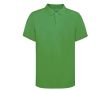 Polo unisexe 100% coton Ring Spun avec 2 boutons 220 g/m² couleur vert