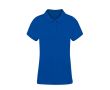 Polo femme 100% coton Ring Spun avec 2 boutons 220 g/m² couleur bleu