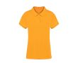 Polo femme 100% coton Ring Spun avec 2 boutons 220 g/m² couleur doré