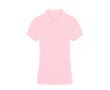 Polo femme 100% coton Ring Spun avec 2 boutons 220 g/m² couleur rose