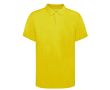 Polo unisexe 100% coton Ring Spun avec 2 boutons 220 g/m² couleur jaune