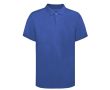 Polo unisexe 100% coton Ring Spun avec 2 boutons 220 g/m² couleur bleu