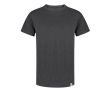 T-shirt en coton recyclé et RPET en couleurs 150 g/m² couleur noir