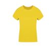 T-shirt femme 100% coton peigné Ring Spun 160 g/m² couleur jaune