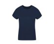 T-shirt femme 100% coton peigné Ring Spun 160 g/m² couleur bleu marine