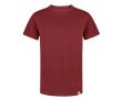 T-shirt en coton recyclé et RPET en couleurs 150 g/m² couleur rouge