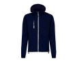 Veste softshell col montant doublure micropolaire 300 g/m² couleur bleu marine