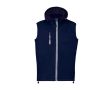 Veste softshell sans manches doublure micropolaire 300 g/m² couleur bleu marine