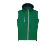 Veste softshell sans manches doublure micropolaire 300 g/m² couleur vert