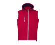 Veste softshell sans manches doublure micropolaire 300 g/m² couleur rouge