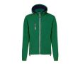 Veste softshell col montant doublure micropolaire 300 g/m² couleur vert