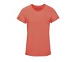 T-shirt cadeau en 100% coton bio couleur orange fluorescent