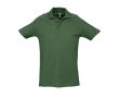 Polo avec logo pour la publicité couleur vert foncé