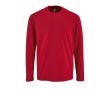 T-shirt à manches longues en 100% coton 190 g/m2 SOL'S Imperial couleur rouge