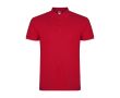 Polo en tricot piqué 100% coton pour enfants 200 g/m² Roly couleur rouge