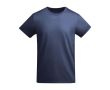 T-shirt en coton biologique en tricot pour enfants 175 g/m² Roly couleur bleu marine