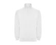 Sweat-shirt en coton et polyester avec fermeture éclair 280 g/m² Roly couleur blanc