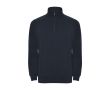 Sweat-shirt en coton et polyester avec fermeture éclair 280 g/m² Roly couleur bleu marine
