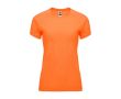 T-shirt technique 100% polyester pour femme 135 g/m² Roly couleur orange fluorescent
