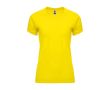 T-shirt technique 100% polyester pour femme 135 g/m² Roly couleur jaune