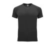 T-shirt technique 100% polyester pour enfants 135 g/m² Roly couleur noir