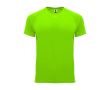 T-shirt technique 100% polyester pour enfants 135 g/m² Roly couleur vert fluorescent
