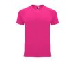 T-shirt technique 100% polyester pour enfants 135 g/m² Roly couleur fuchsia fluorescent