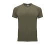 T-shirt technique 100% polyester pour homme 135 g/m² Roly couleur vert militaire