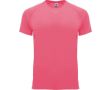 T-shirt technique 100% polyester pour enfants 135 g/m² Roly couleur rose fluorescent