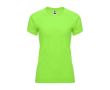 T-shirt technique 100% polyester pour femme 135 g/m² Roly couleur vert fluorescent
