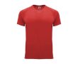 T-shirt technique 100% polyester pour enfants 135 g/m² Roly couleur rouge