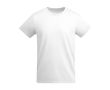 T-shirt en coton biologique en tricot pour homme 175 g/m² Roly couleur blanc