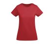 T-shirt en coton biologique en tricot pour femme 175 g/m² Roly couleur rouge