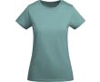 T-shirt en coton biologique en tricot pour femme 175 g/m² Roly couleur bleu lagon