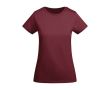 T-shirt en coton biologique en tricot pour femme 175 g/m² Roly couleur bordeaux