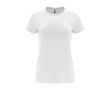 T-shirt 100% coton en tricot pour femme 170 g/m² Roly couleur blanc