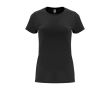 T-shirt 100% coton en tricot pour femme 170 g/m² Roly couleur noir