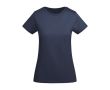 T-shirt en coton biologique en tricot pour femme 175 g/m² Roly couleur bleu marine