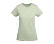 T-shirt en coton biologique en tricot pour femme 175 g/m² Roly couleur vert doux