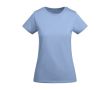 T-shirt en coton biologique en tricot pour femme 175 g/m² Roly couleur bleu ciel